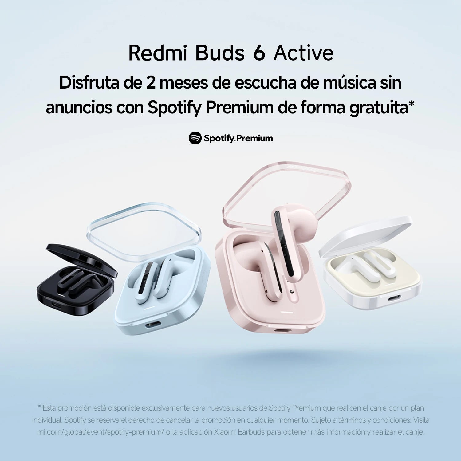 XIAOMI Redmi Buds 6 Active, 30 horas de autonomía y Bluetooth 5.3