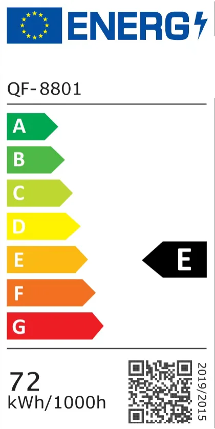 ALLINLIFE: Ventilador de techo con luz LED de 72 W: motor DC silencioso, aspas retráctiles, 6 velocidades, luz cálida/fría (3000 K-4000 K-6000 K), Ø 102 cm, mando a distancia.