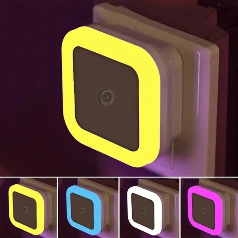 Luces nocturnas LED inalámbricas con sensor; mini luces nocturnas con enchufe UE/EE. UU. para la habitación de los niños, el dormitorio y la sala de estar; iluminación decorativa