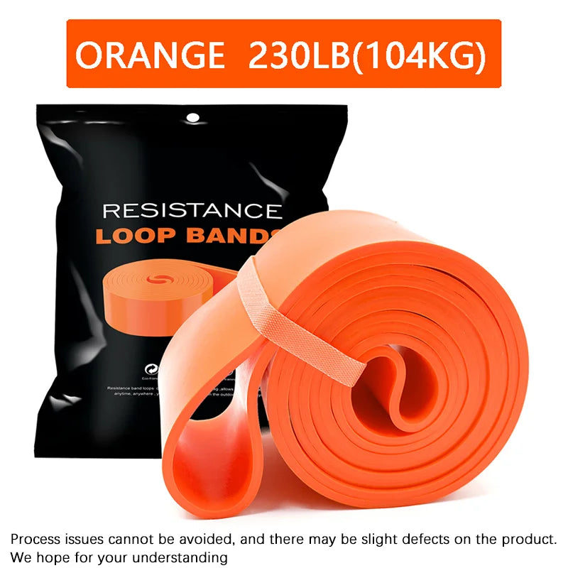Banda de Resistencia de Alta Resistencia 20∼230lbs | Banda de Goma para Entrenamiento de Agilidad | Equipo de Gym, Yoga, Pilates y Gimnasio en Casa