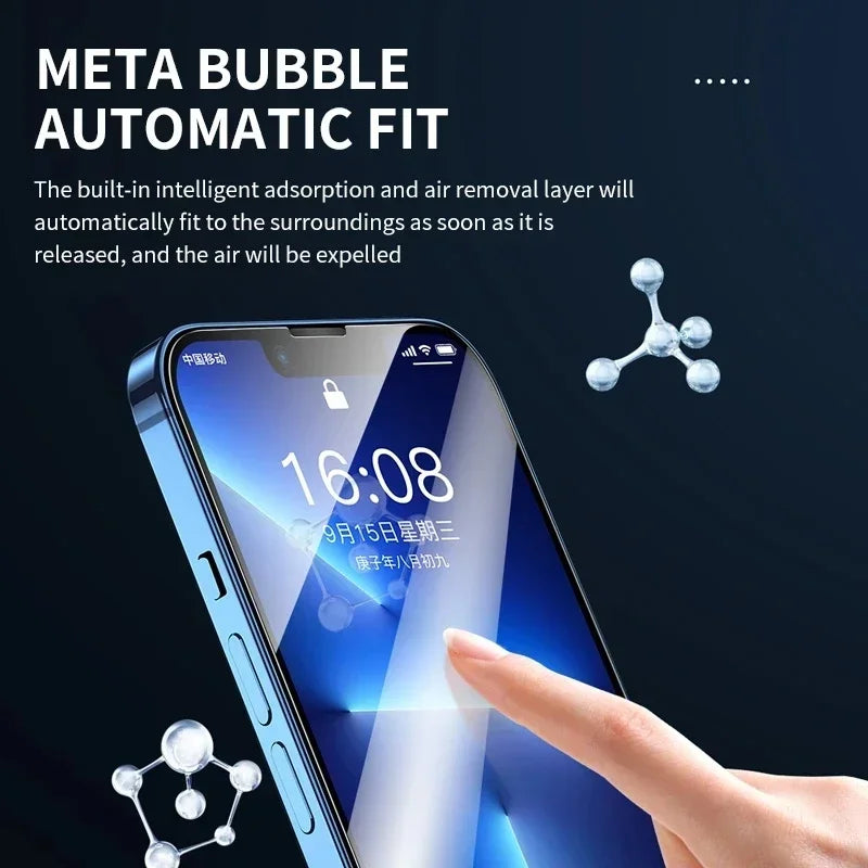 3 unidades de cristal templado para iPhone 14, 13, 12, 11, 15, Pro Max y Mini; protector de pantalla para iPhone 17, XR, XS, MAX, 7, 8 Plus y 16; cristal protector