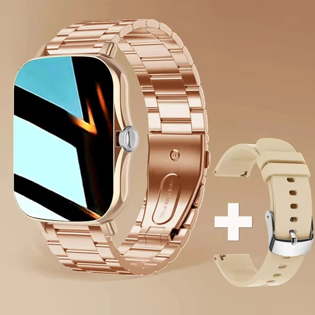LAXASFIT 2025: con pantalla táctil completa, reloj deportivo para fitness y llamadas por Bluetooth