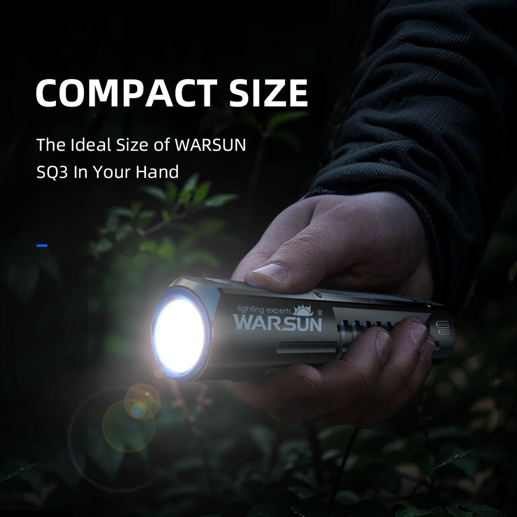 Warsun: con 8 modos de iluminación, ideal para acampada y senderismo, para situaciones de emergencia