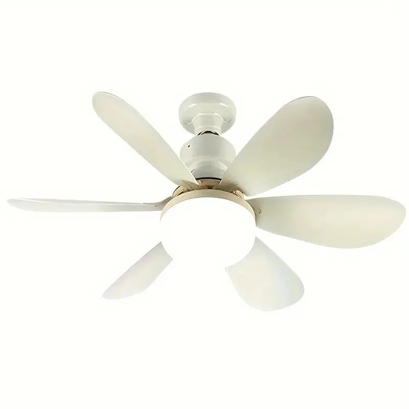 RTONTR: Ventilador de techo de 30 W/40 W con luz LED y mando a distancia, casquillo E27; silencioso para el dormitorio y el salón