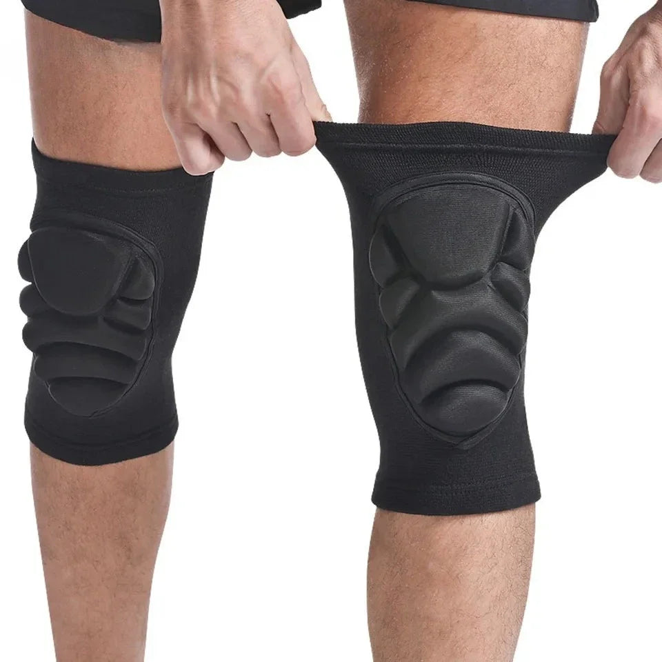 1 Par de Rodilleras Antideslizantes con Espuma EVA Gruesa, Protección para Voleibol, Fútbol, Danza, Prevención de Golpes y Colisiones - Manga para Rodilla