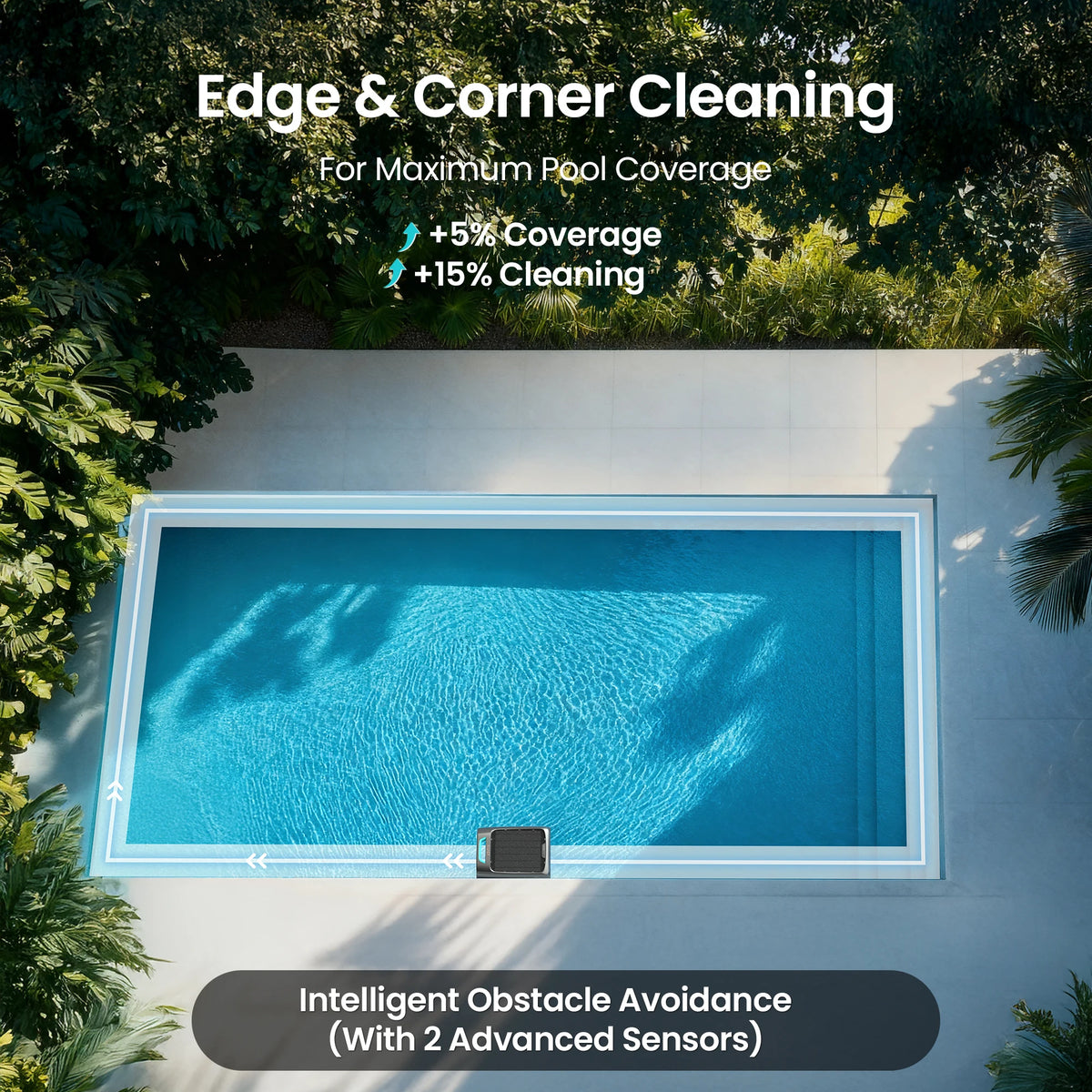 EcoSurfer S2 Robot Skimmer Solar de Piscina, Limpieza de Superficie 24/7, Filtro de 150 µm, Robot de Piscina con Batería y Control por App, Actualizaciones OTA, Detección Inteligente de Obstáculos, Aiper Caja Abierta