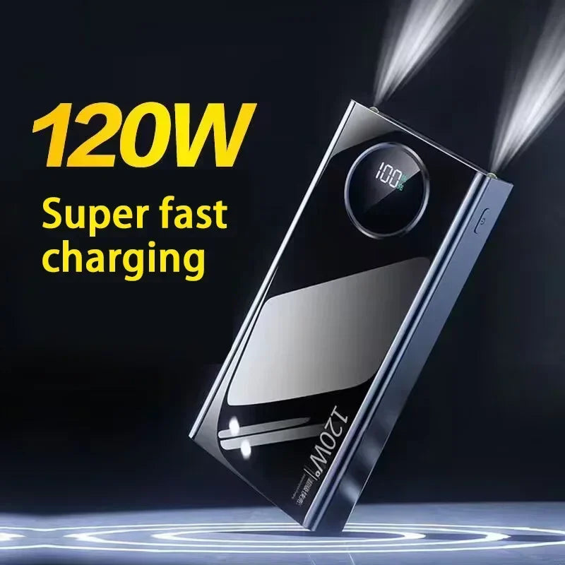 Batería externa de 20 W con carga ultrarrápida y capacidad ultragrande de 80 000 mAh
