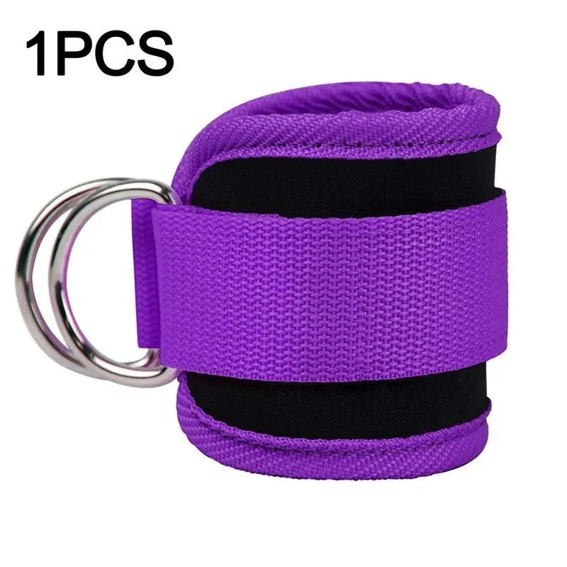 Tobillera acolchada y zranspirable para polea - ajustable Total para pierna y glúteo | 1 pieza
