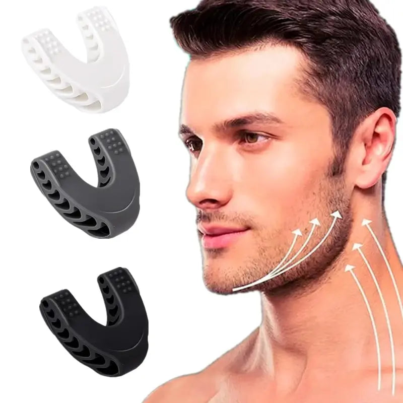 Ejercitador de Mandíbula Forma U - Pop N Go Facial | Jawline Fitness Chew Ball | Entrenador Muscular de Mordida