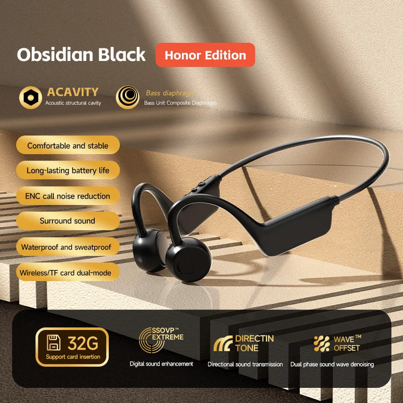 Auriculares Lenovo de Conducción Ósea | Bluetooth Inalámbrico Deportivo