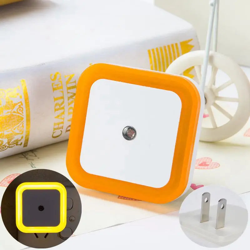 Luces nocturnas LED inalámbricas con sensor; mini luces nocturnas con enchufe UE/EE. UU. para la habitación de los niños, el dormitorio y la sala de estar; iluminación decorativa