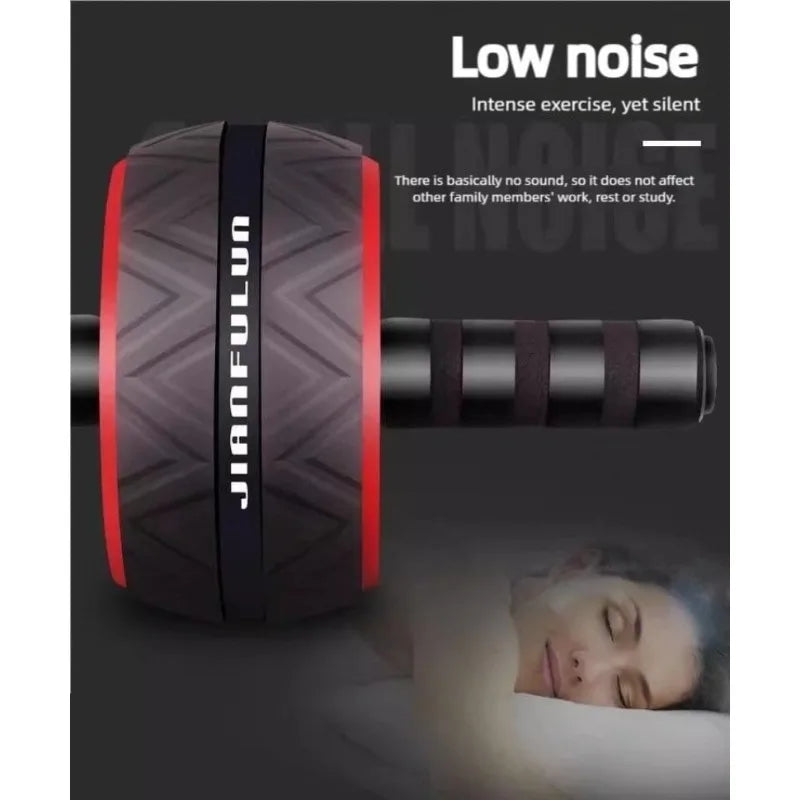 Rueda Abdominal Antideslizante y Silenciosa - Equipo Premium de Ejercicio Abdominal para Gimnasio en Casa, Ideal para Hombres y Mujeres para Construir un Core Fuerte y Abdominales