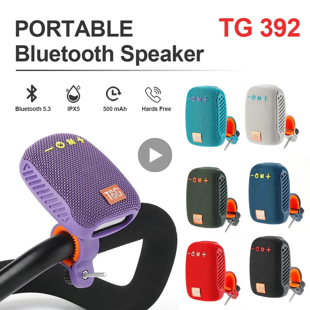 T&G TG506 - Radio FM, Bass Potente, Waterproof y Batería de 5 Horas