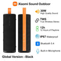 Versión Global Xiaomi Sound Outdoor, Parlante Portátil de 30W, Combo Estéreo TWS, Batería de Larga Duración de 12 Horas, Parlante Inalámbrico IP67 BT5.4