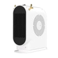 Calefactor Eléctrico de Sobremesa 500W Portátil - Calefactor con Termostato Inteligente y Ventilador, Calefacción Rápida de Invierno para Hogar y Oficina