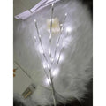 1 unidad de guirnalda de luces con ramas de abedul blanco, que funciona con pilas, con 20 luces LED tipo «fairy lights» y ramas de sauce, para la decoración del hogar, el dormitorio, interiores y exteriores