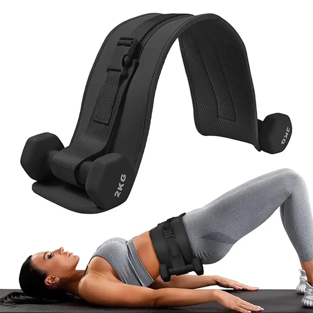 Cinturón Ajustable con Peso / Cinturón Lastre Ajustable para Entrenamiento en Casa, Entrenamiento con Mancuernas y Moldeo de Cadera, Equipo de Fitness para Gimnasio en Casa