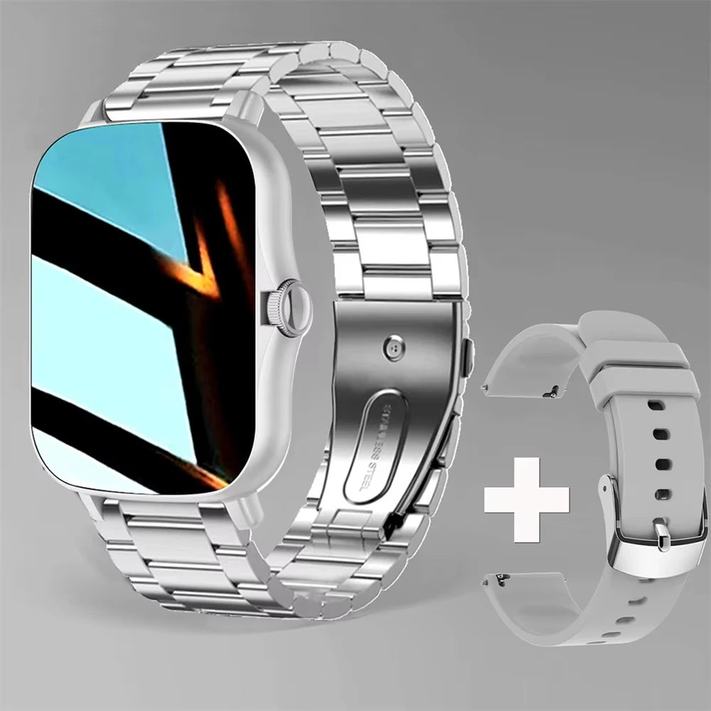LAXASFIT 2025: con pantalla táctil completa, reloj deportivo para fitness y llamadas por Bluetooth