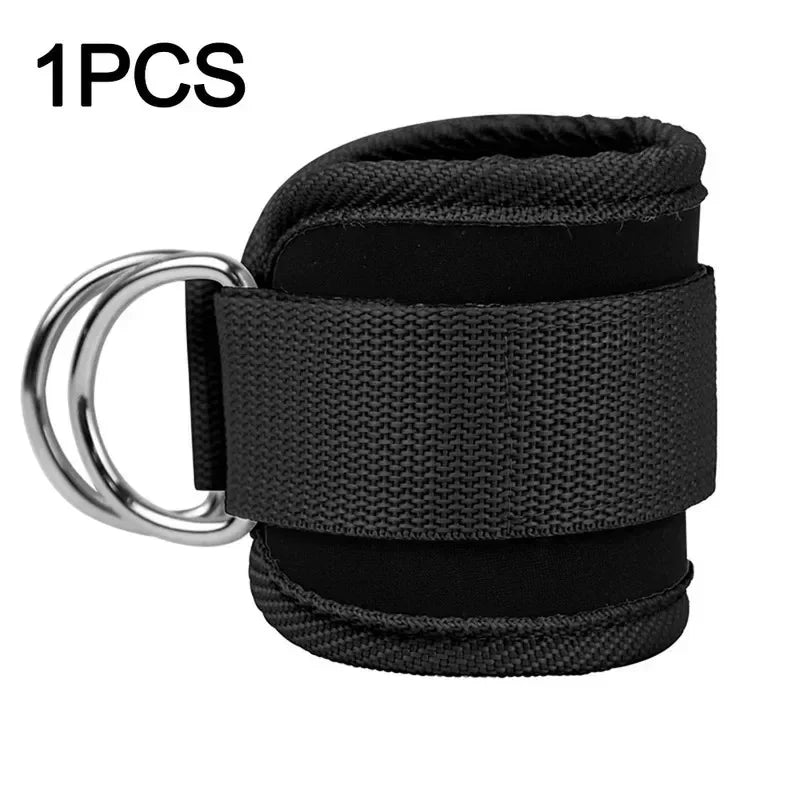 Tobillera acolchada y zranspirable para polea - ajustable Total para pierna y glúteo | 1 pieza