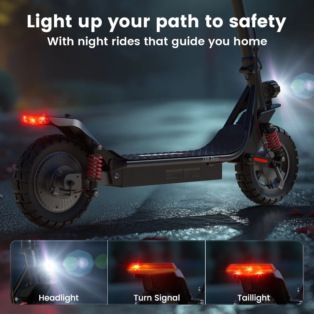 iScooter i10Pro: 10 pulgadas 15Ah Patinetes 45km/h Patinete Eléctrico Plegable 60KM Autonomía Patinetes Potentes con APP