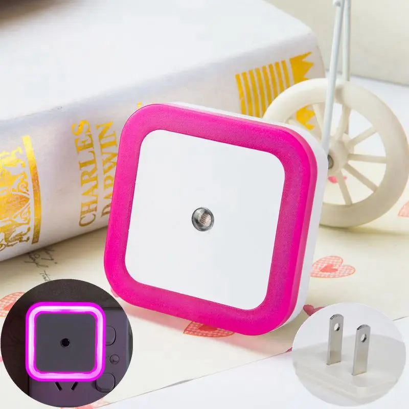 Luces nocturnas LED inalámbricas con sensor; mini luces nocturnas con enchufe UE/EE. UU. para la habitación de los niños, el dormitorio y la sala de estar; iluminación decorativa