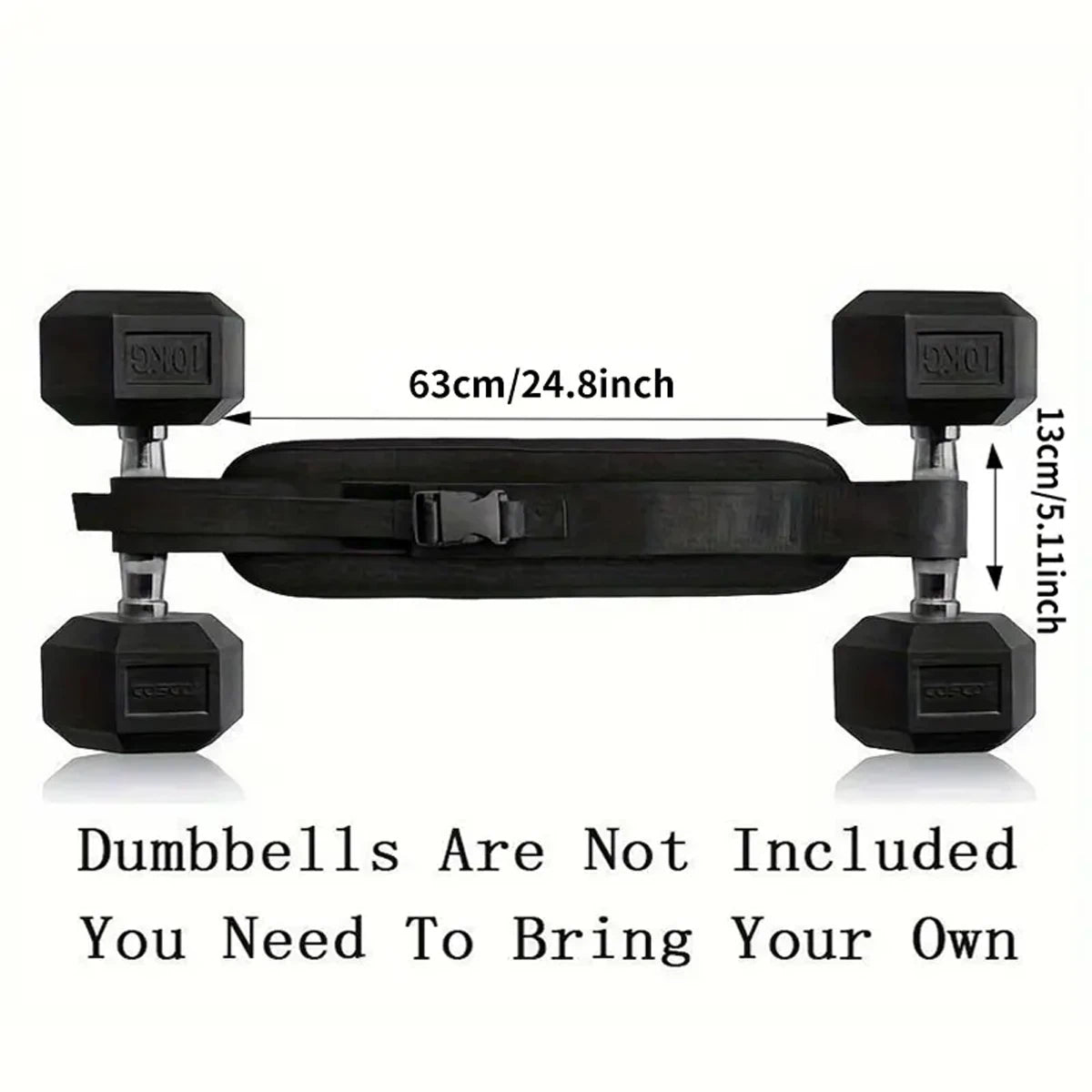 Cinturón Ajustable con Peso / Cinturón Lastre Ajustable para Entrenamiento en Casa, Entrenamiento con Mancuernas y Moldeo de Cadera, Equipo de Fitness para Gimnasio en Casa
