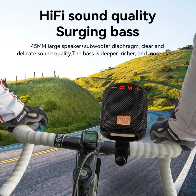 T&G TG506 - Radio FM, Bass Potente, Waterproof y Batería de 5 Horas
