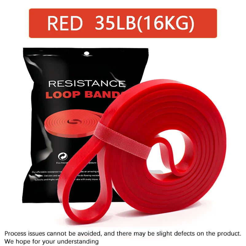 Banda de Resistencia de Alta Resistencia 20∼230lbs | Banda de Goma para Entrenamiento de Agilidad | Equipo de Gym, Yoga, Pilates y Gimnasio en Casa