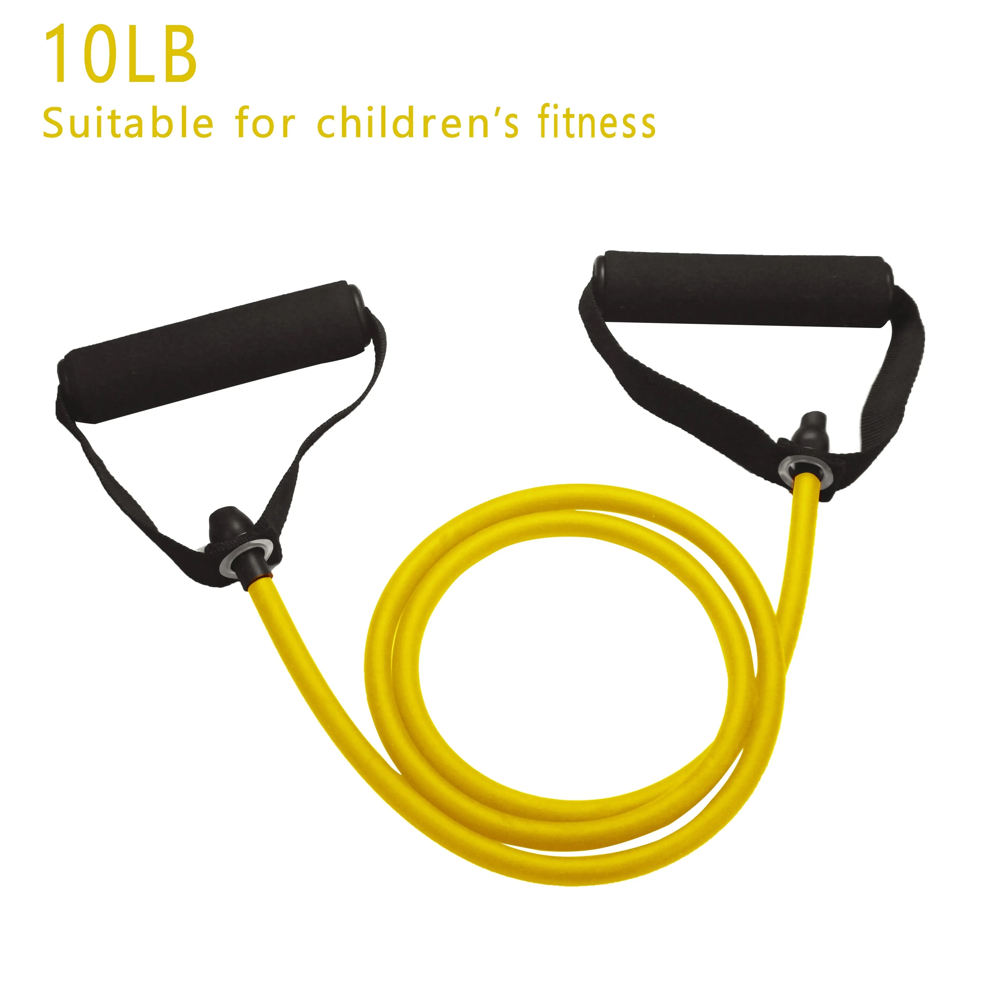 Bandas de Resistencia con Asas | Bandas de Ejercicio | Bandas de Entrenamiento con Mangos para Hombres y Mujeres | Equipo de Entrenamiento de Fuerza en Casa