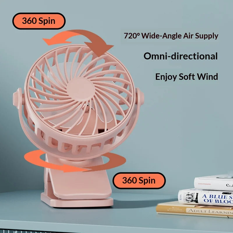 HOMEFISH:  ventilador colgante giratorio de 720° con luz nocturna y enfriador de aire para acampadas al aire libre