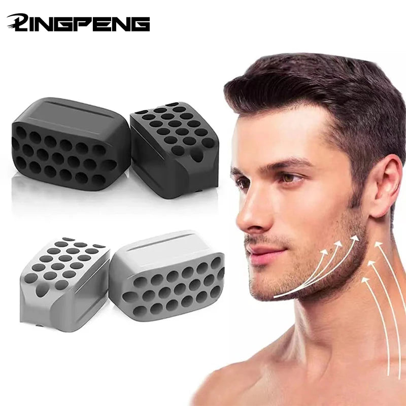Ejercitador de Mandíbula de Silicona - Tonificador Facial y Fitness de Jawline | Bola para Tonificación de Cuello | Herramienta de Belleza Facial y Eliminador de Papada