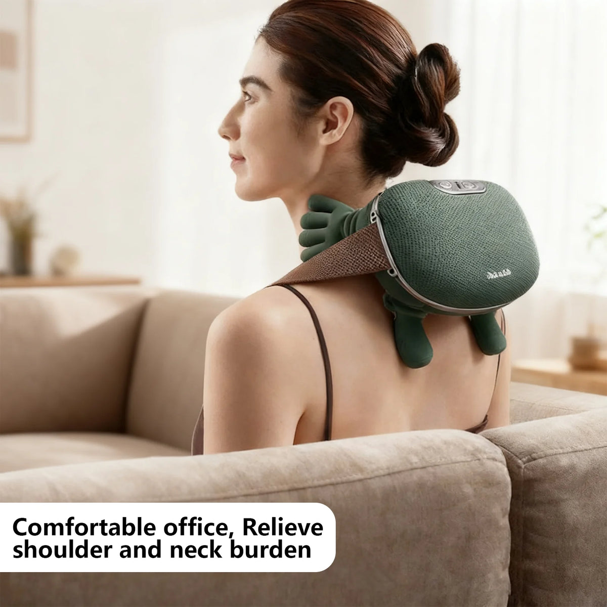 Masajeador Inalámbrico Térmico 4D Shiatsu para Cuello y Hombros YsinoBear