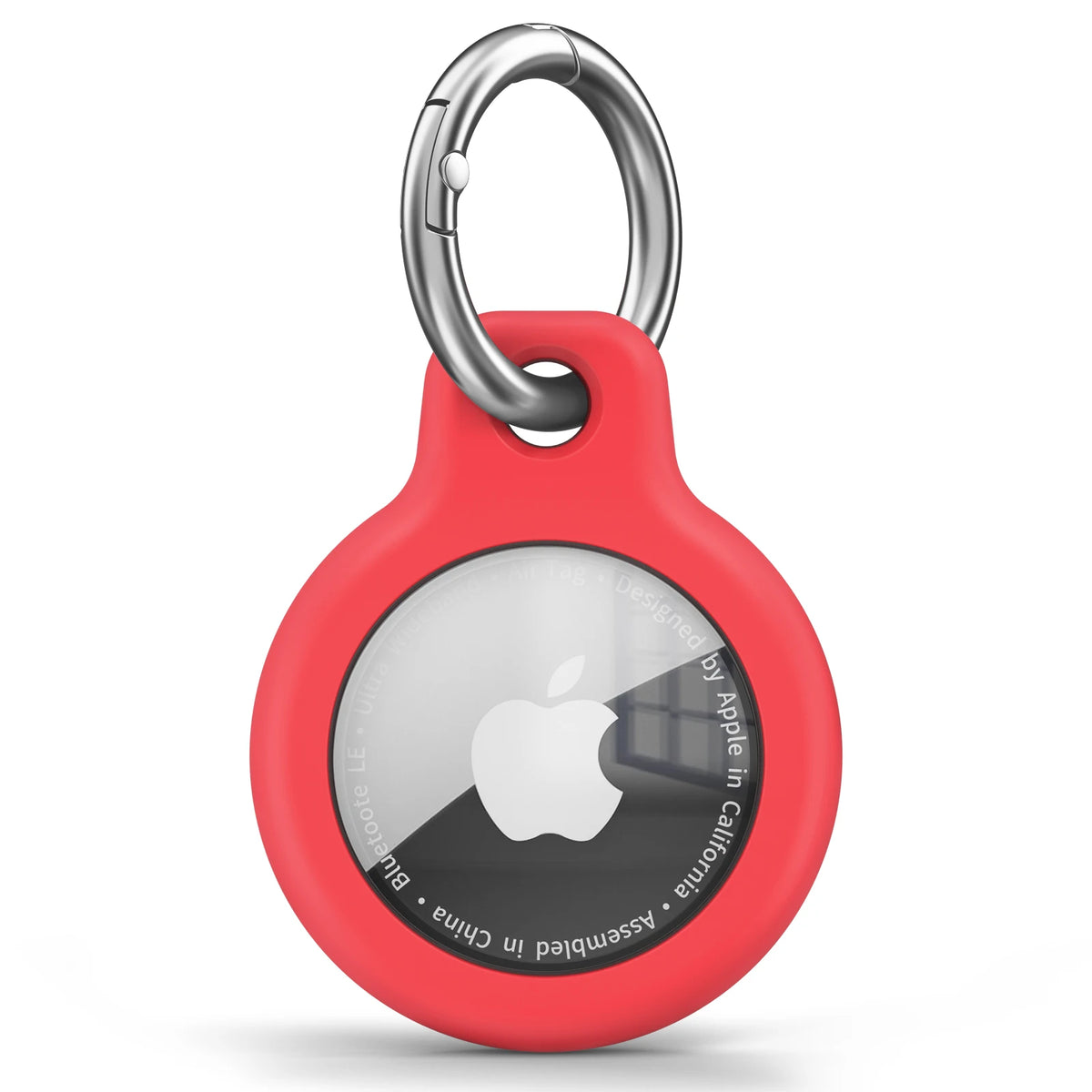 Funda de TPU para Apple AirTag con llavero: carcasa protectora antirrayaduras para localizador