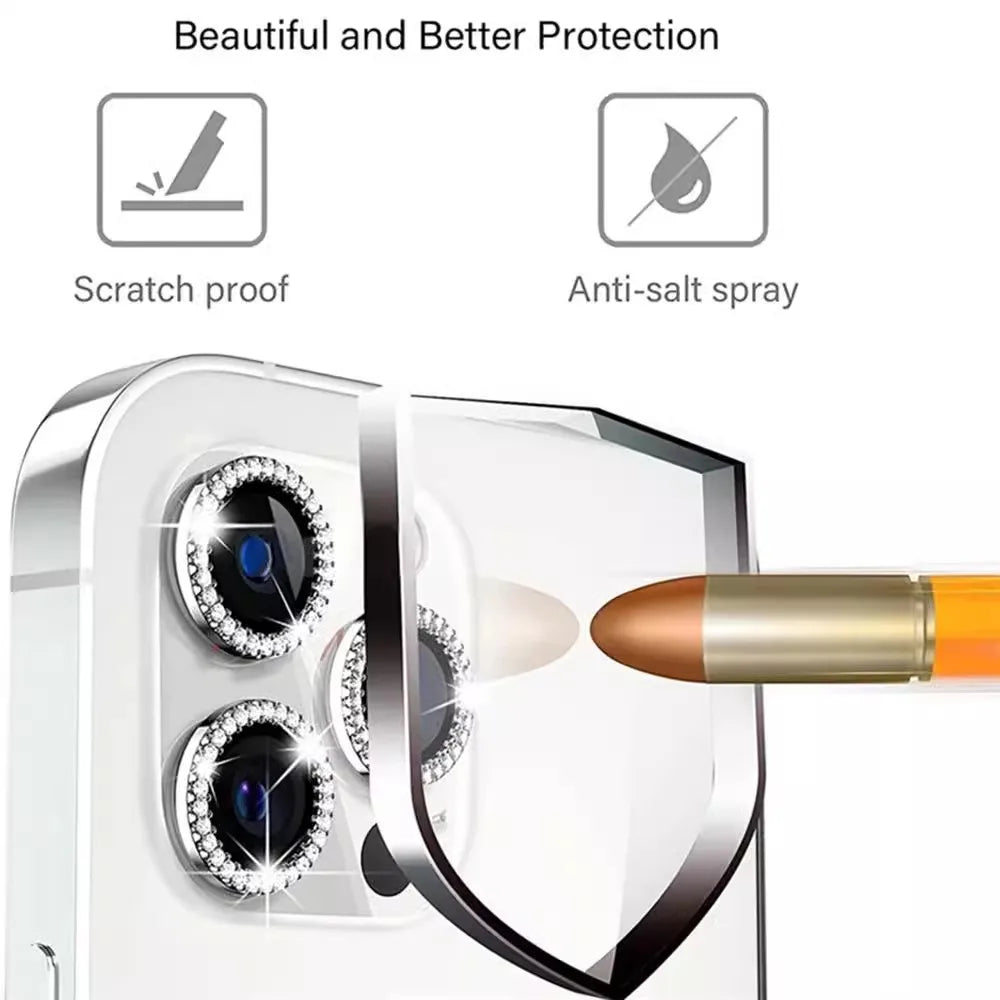 Funda Protectora con Brillos y Diamantes para iPhone | Diseño Elegante