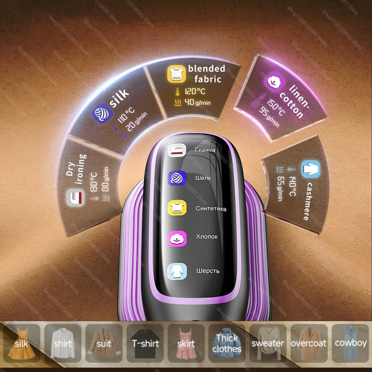 Plancha de Vapor de Mano Portátil ZHUIYAN 1200W | Multifuncional para Viaje