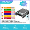 EcoSurfer S2 Robot Skimmer Solar de Piscina, Limpieza de Superficie 24/7, Filtro de 150 µm, Robot de Piscina con Batería y Control por App, Actualizaciones OTA, Detección Inteligente de Obstáculos, Aiper Caja Abierta
