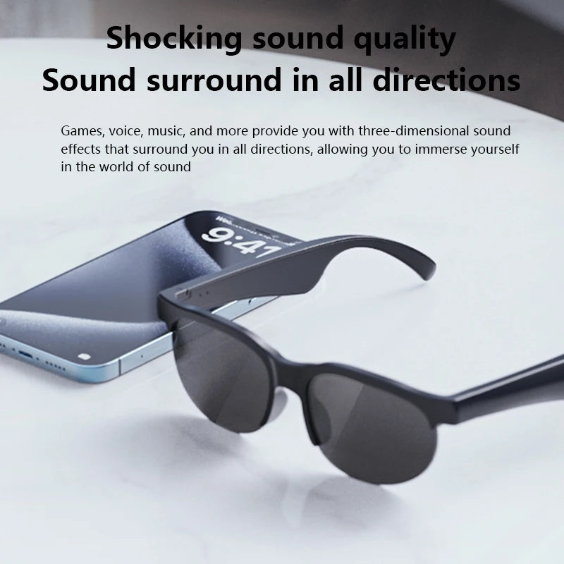 VIVO 2026: nuevas gafas inteligentes con traducción por IA, Bluetooth, grabación de conversaciones y reproducción de música. Gafas de sol inteligentes para hombre y mujer.