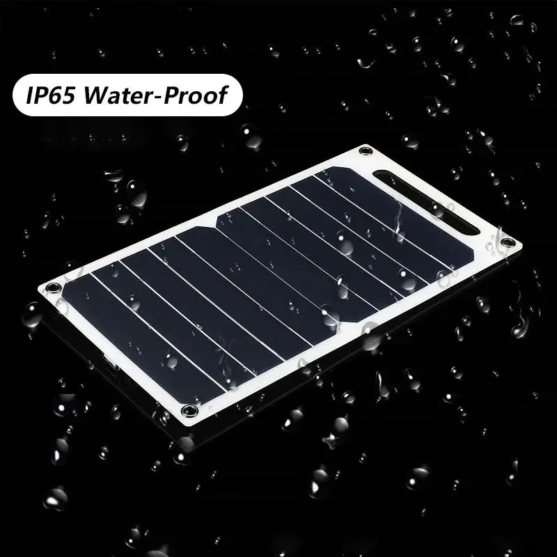 Panel de Carga Solar Impermeable 30W | Portátil para Camping y Exterior