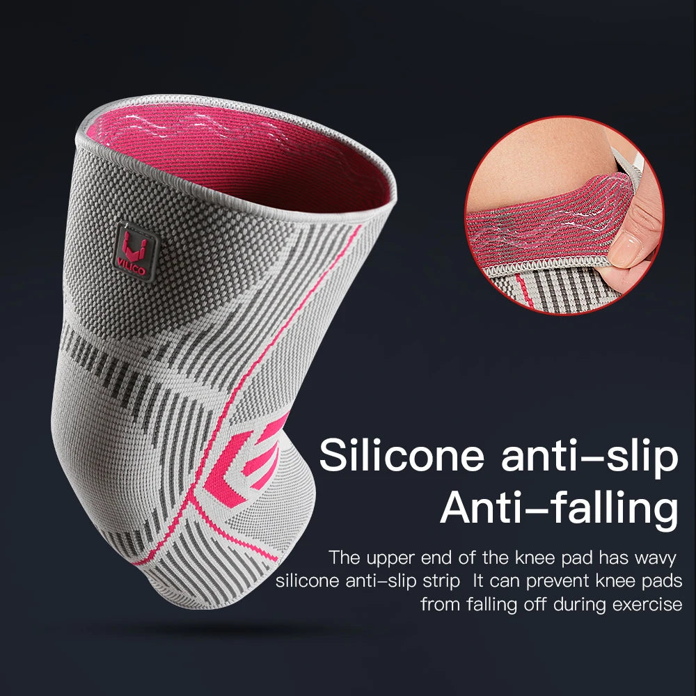 Rodillera de Compresión Deportiva Kyncilor 1 Pieza | Rodillera Elástica de Nylon | Para Fitness, Baloncesto, Voleibol, Running, Ciclismo y Uso Diario