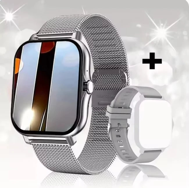 LAXASFIT 2025: con pantalla táctil completa, reloj deportivo para fitness y llamadas por Bluetooth