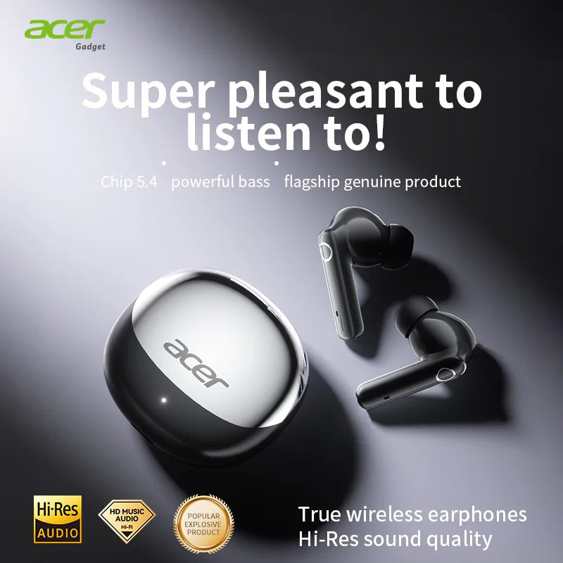 Acer Ohr546 2025: auriculares inalámbricos con reducción de ruido.