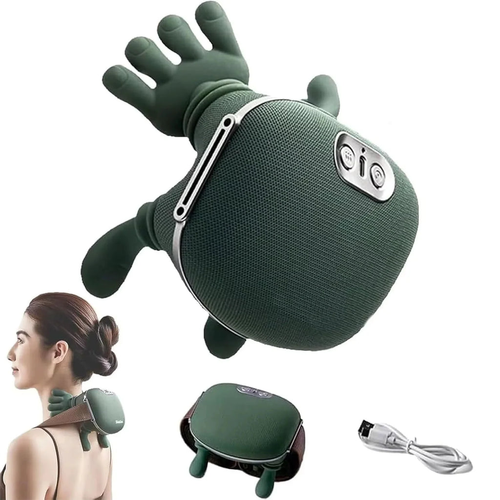 Masajeador Inalámbrico Térmico 4D Shiatsu para Cuello y Hombros YsinoBear