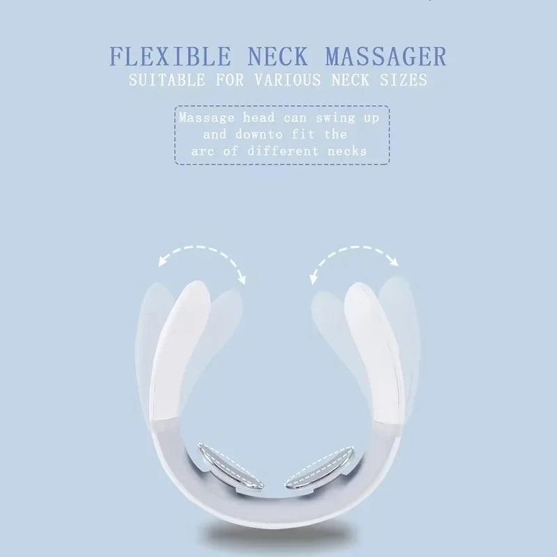 Masajeador de Cuello Recargable F2 OREADEX | Portátil con Vibración