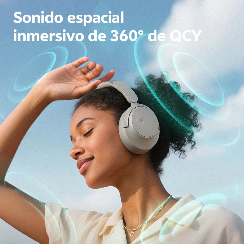 QCY H3S:  con cancelación activa de ruido adaptativa de 56 dB y 102 horas de autonomía