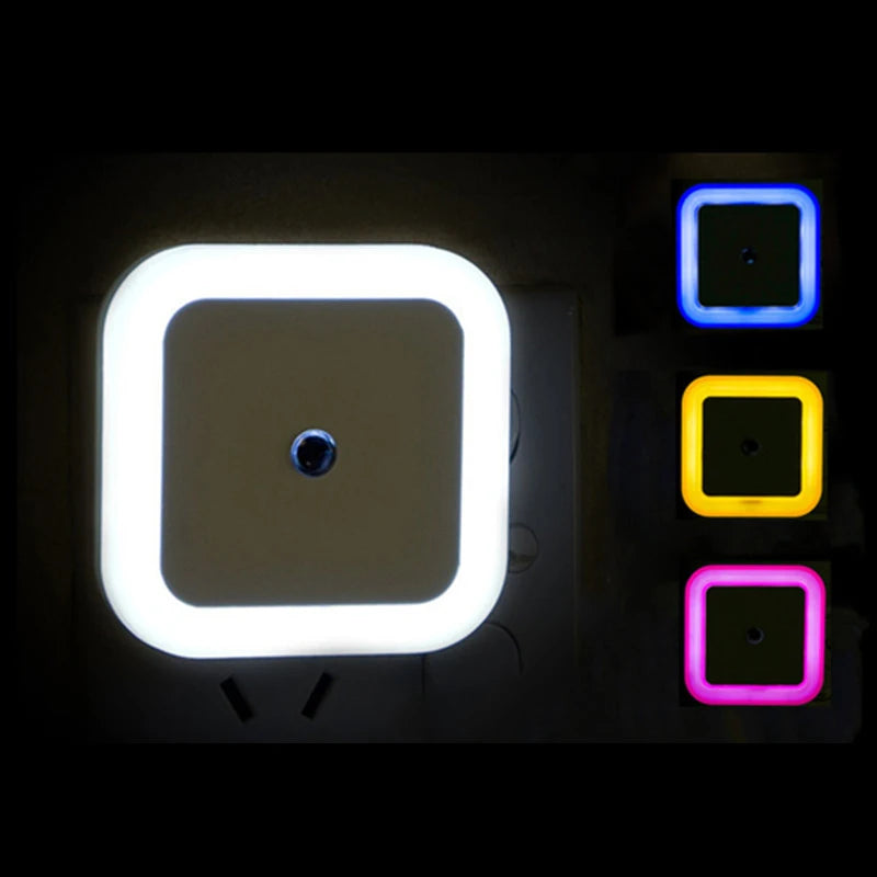 Luces nocturnas LED inalámbricas con sensor; mini luces nocturnas con enchufe UE/EE. UU. para la habitación de los niños, el dormitorio y la sala de estar; iluminación decorativa
