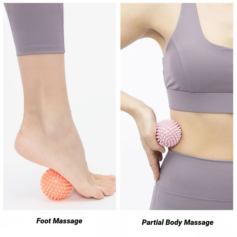 Bola de Masaje Deportivo 6CM | Liberación Miofascial | Masajeador de Tejido Profundo con Púas | Alivio de Puntos Gatillo y Recuperación Muscular | Erizo Duradero