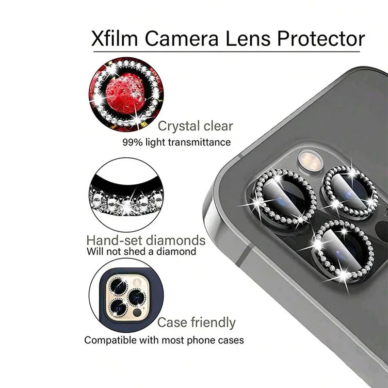 Funda Protectora con Brillos y Diamantes para iPhone | Diseño Elegante