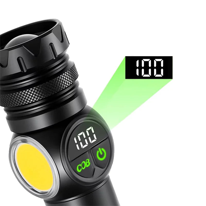 Mikenoon: magnética y táctica, con luz lateral COB y con función de zoom