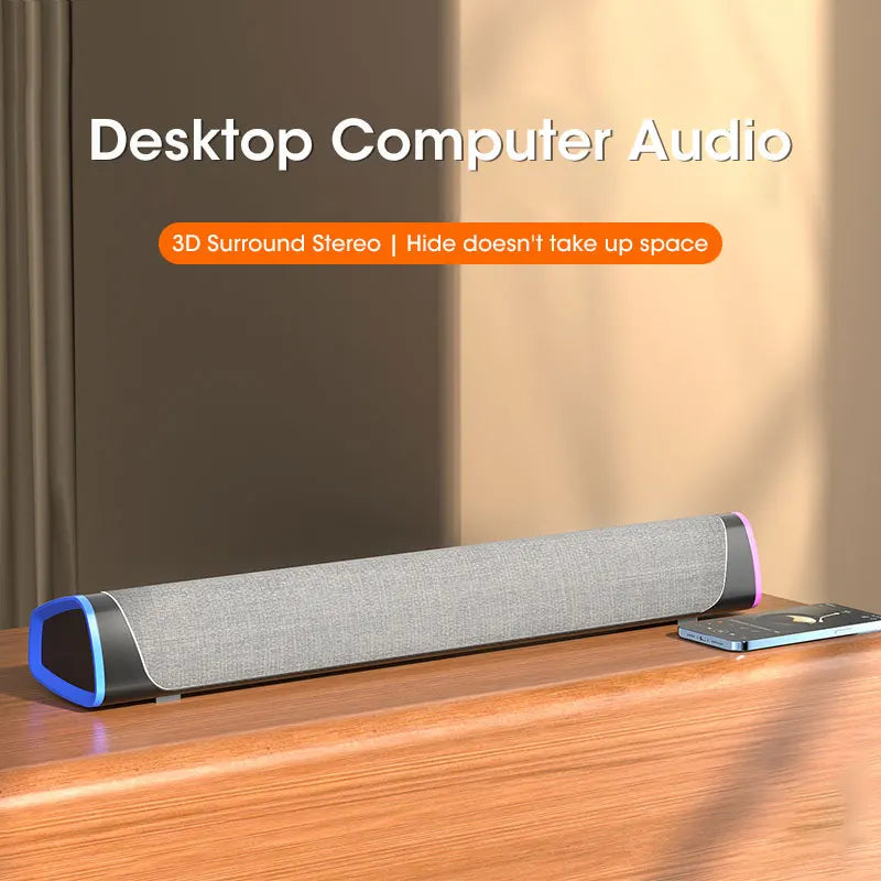 Niye: 4D sonido estéreo, subwoofer y Bluetooth, reproductor de música y altavoz con cable