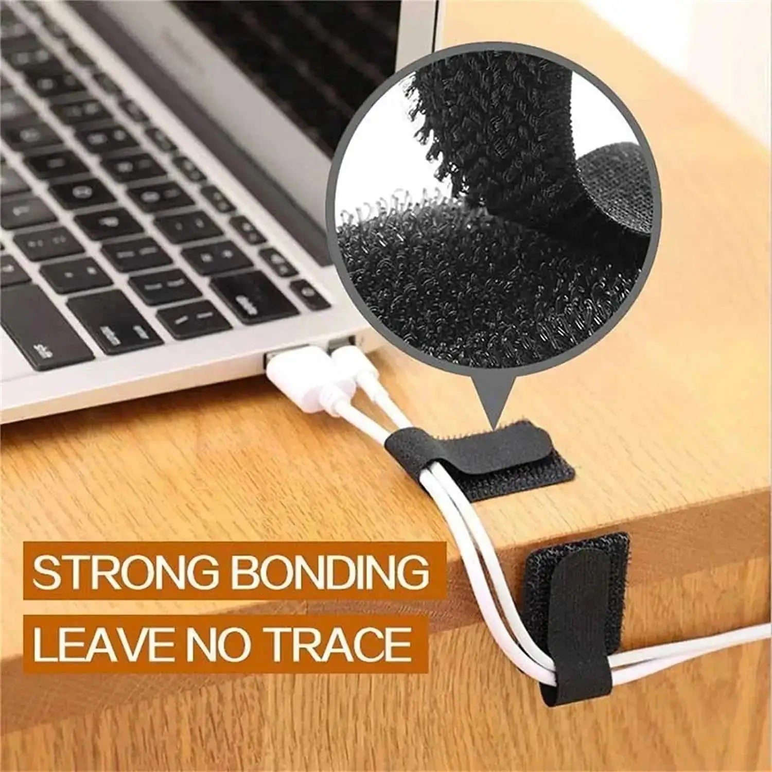 Bridas reutilizables para cables. Organizador de cables. Sujetacables. Organizador de cables autoadhesivo y ajustable. Correas para organizar el escritorio.